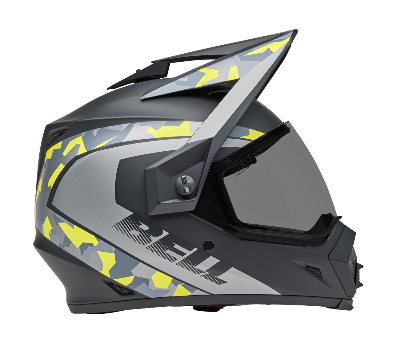 Bell Helmet MX-9 Adventure Mesa - Matte Black / Yellow Camo