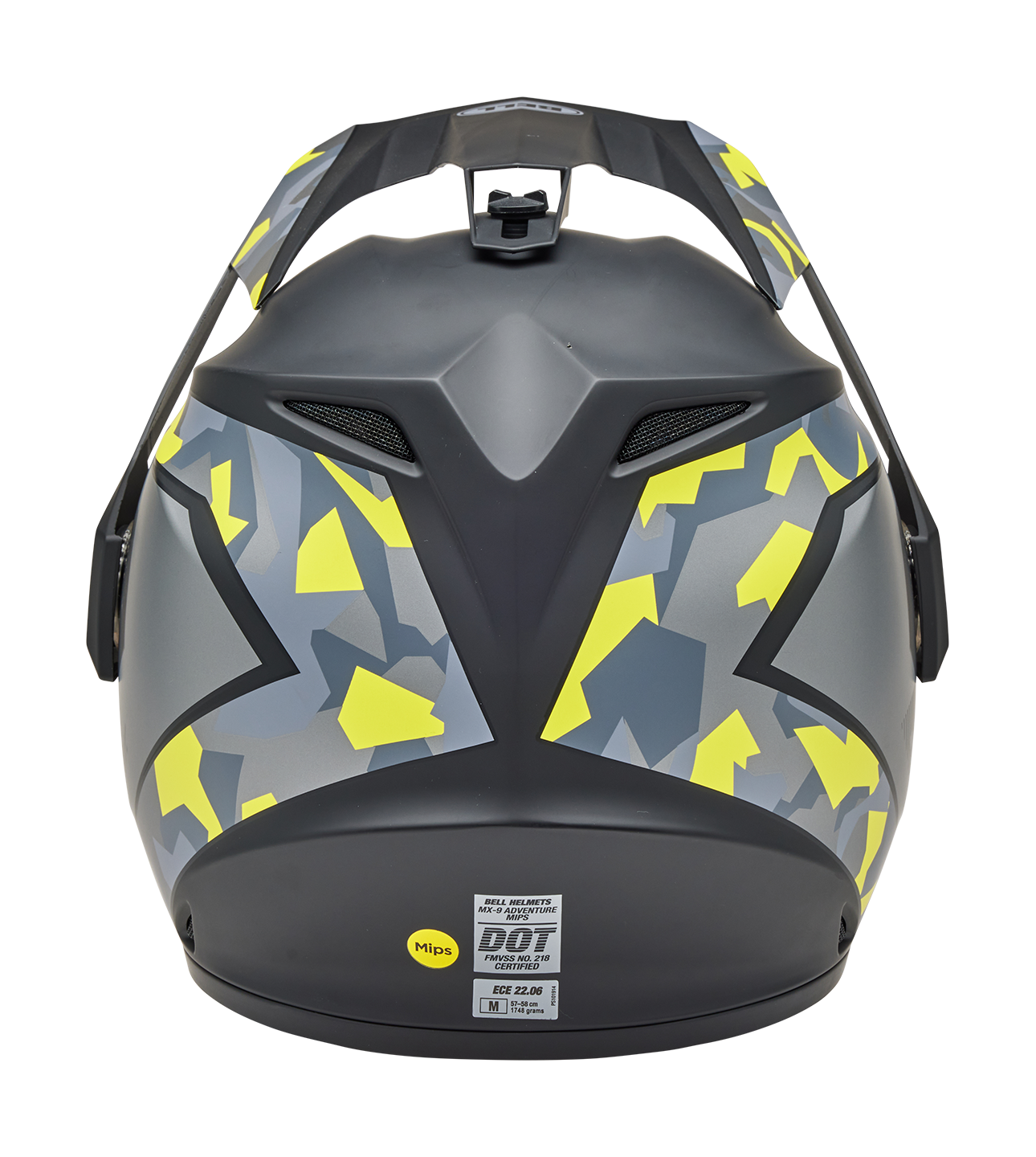 Bell Helmet MX-9 Adventure Mesa - Matte Black / Yellow Camo