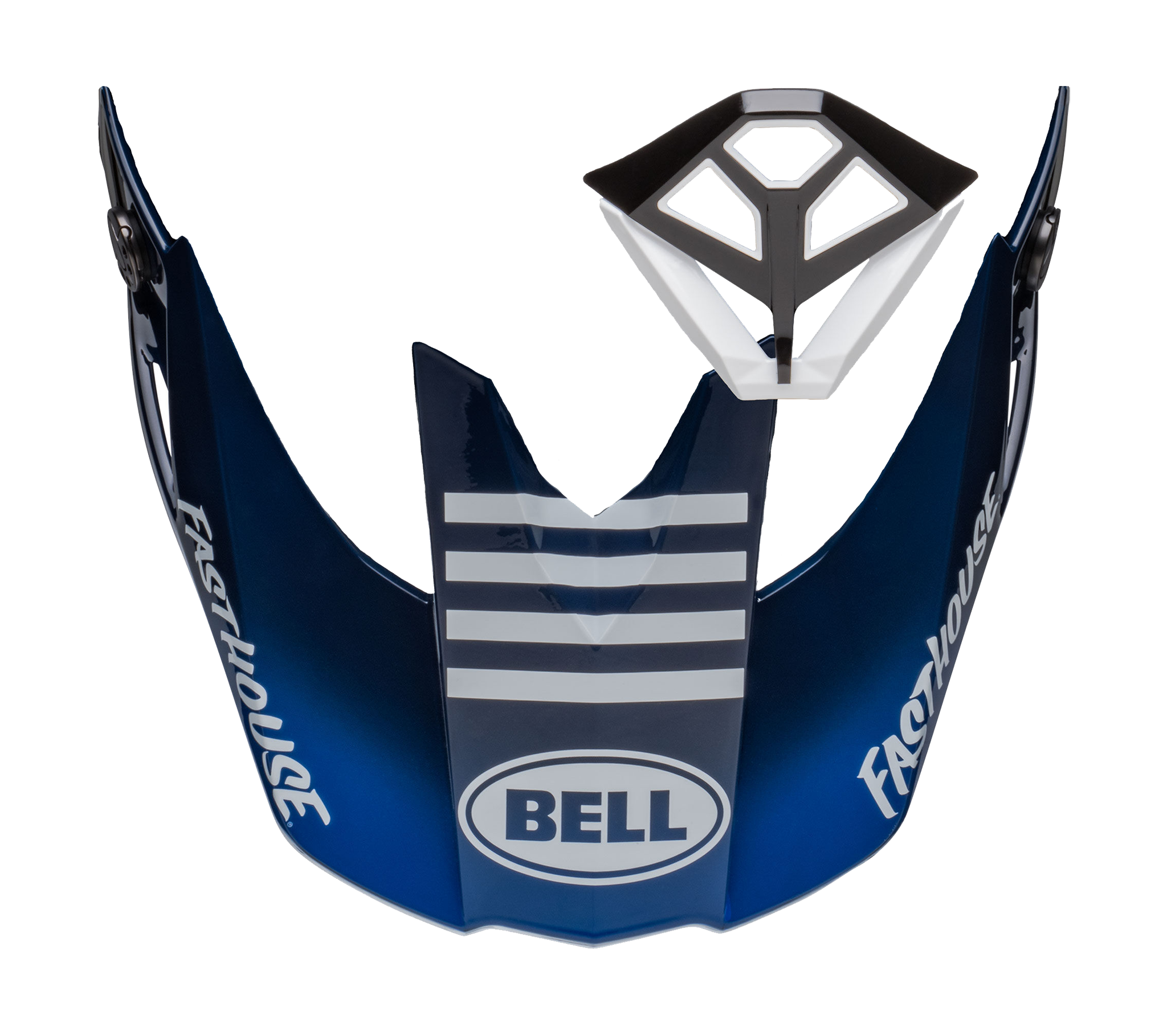 Bell Helmet Visor / Mouth Piece Kit Moto-10 Spherical Fasthouse DITD 22 - Navy