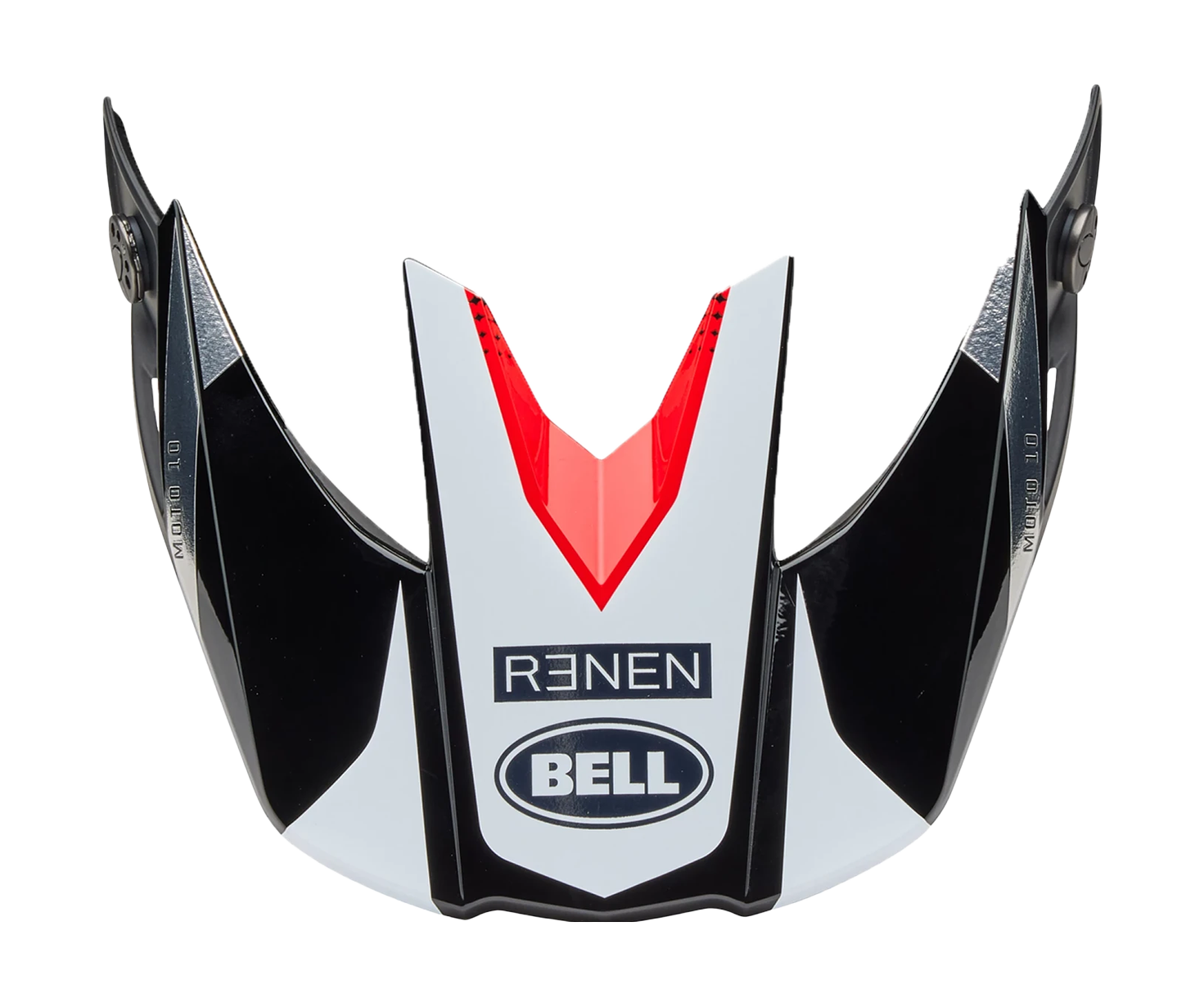 Bell Helmet Visor Moto-10 Spherical Renen Raycon - Black / White