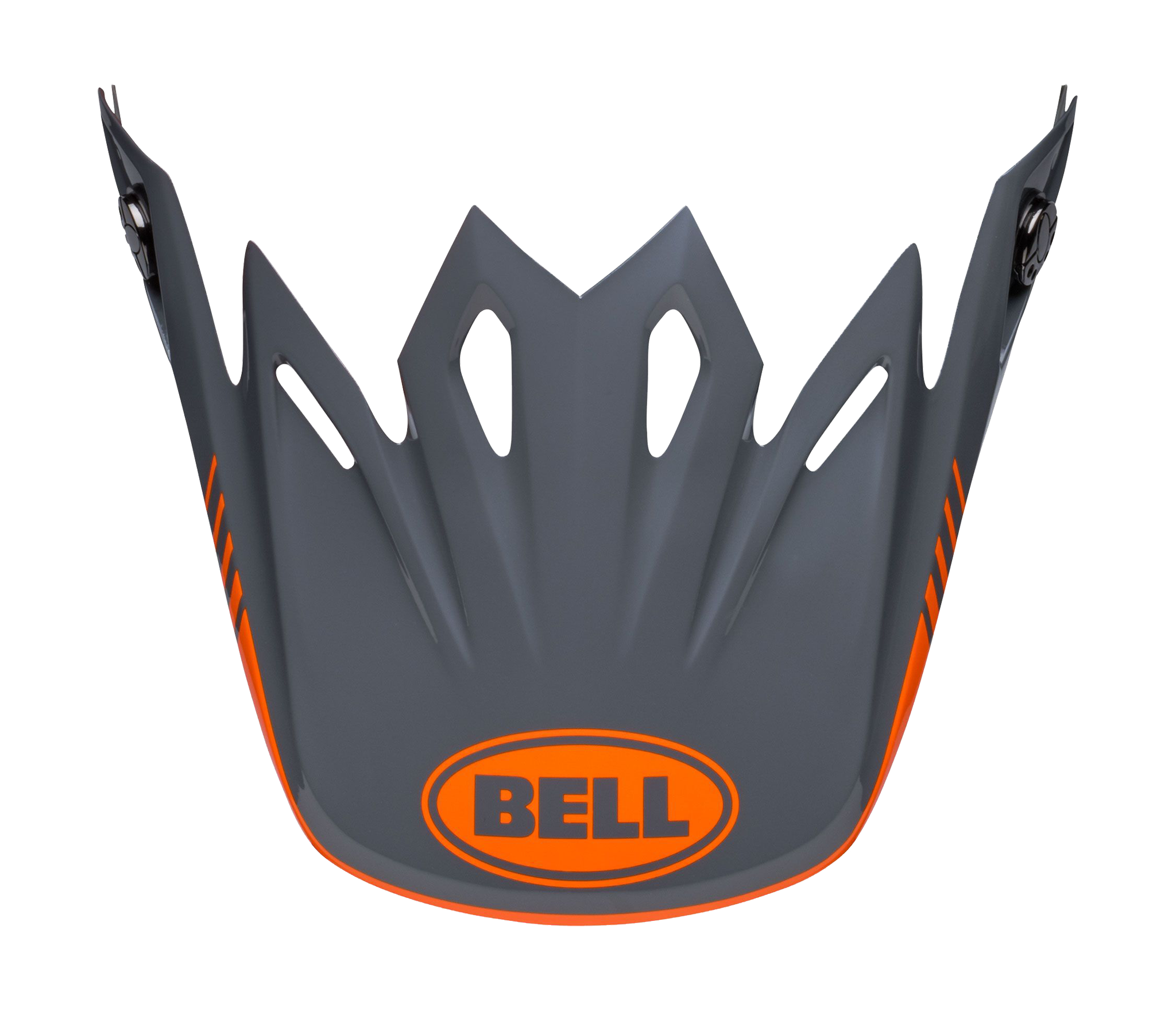 Bell Helmet Visor Moto-9 Louver - Black / Orange