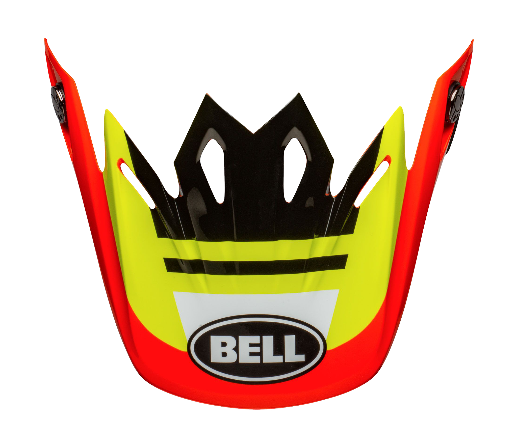 Bell Helmet Visor Moto-9 Prophecy - Yellow / Orange / Black