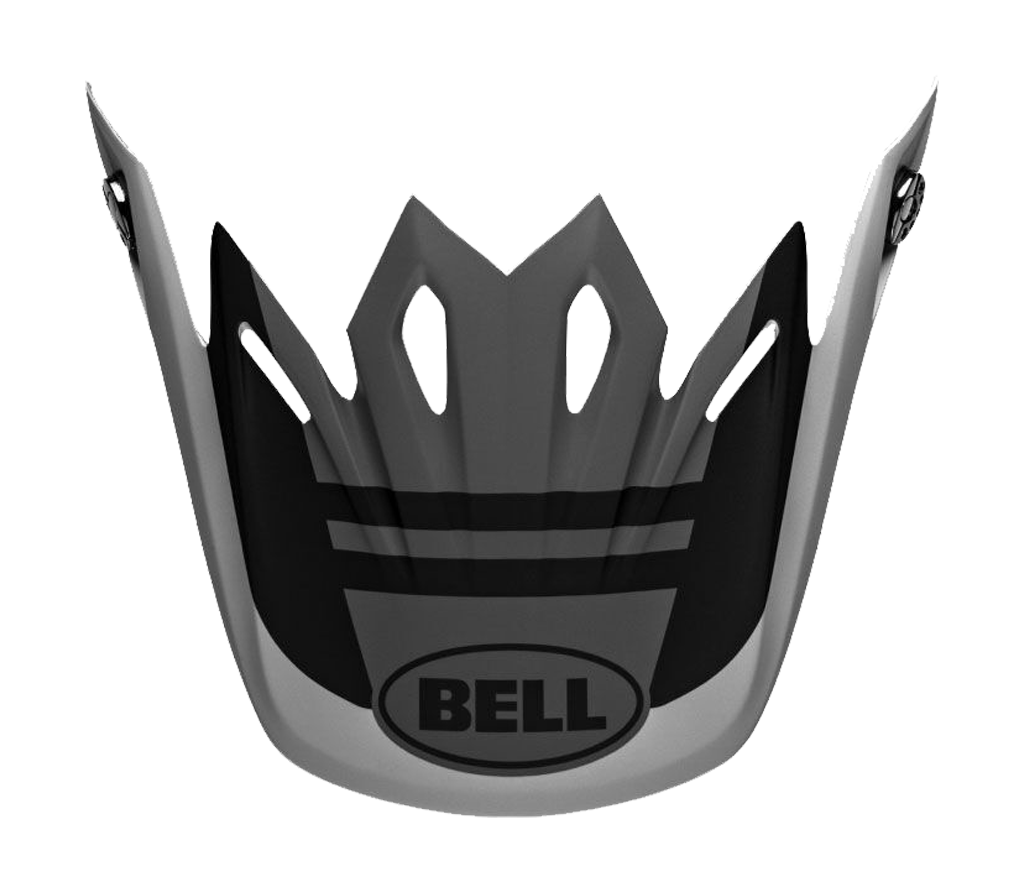 Bell Helmet Visor Moto-9 Prophecy - Grey / Black / White