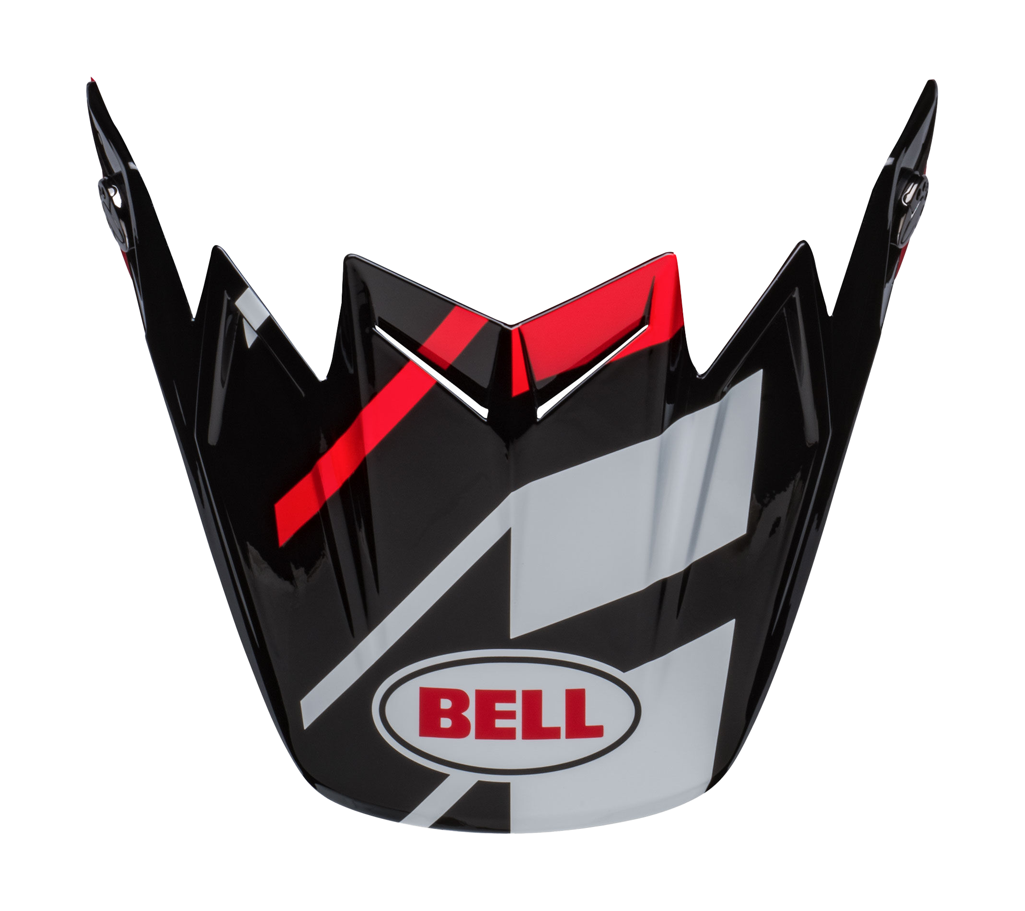 Bell Helmet Visor Moto-9S Flex Banshee - Black / Red