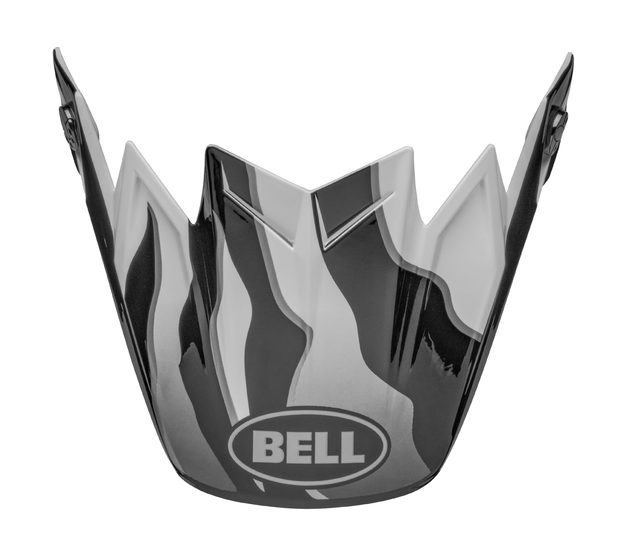 Bell Helmet Visor Moto-9S Flex Claw - Black / White