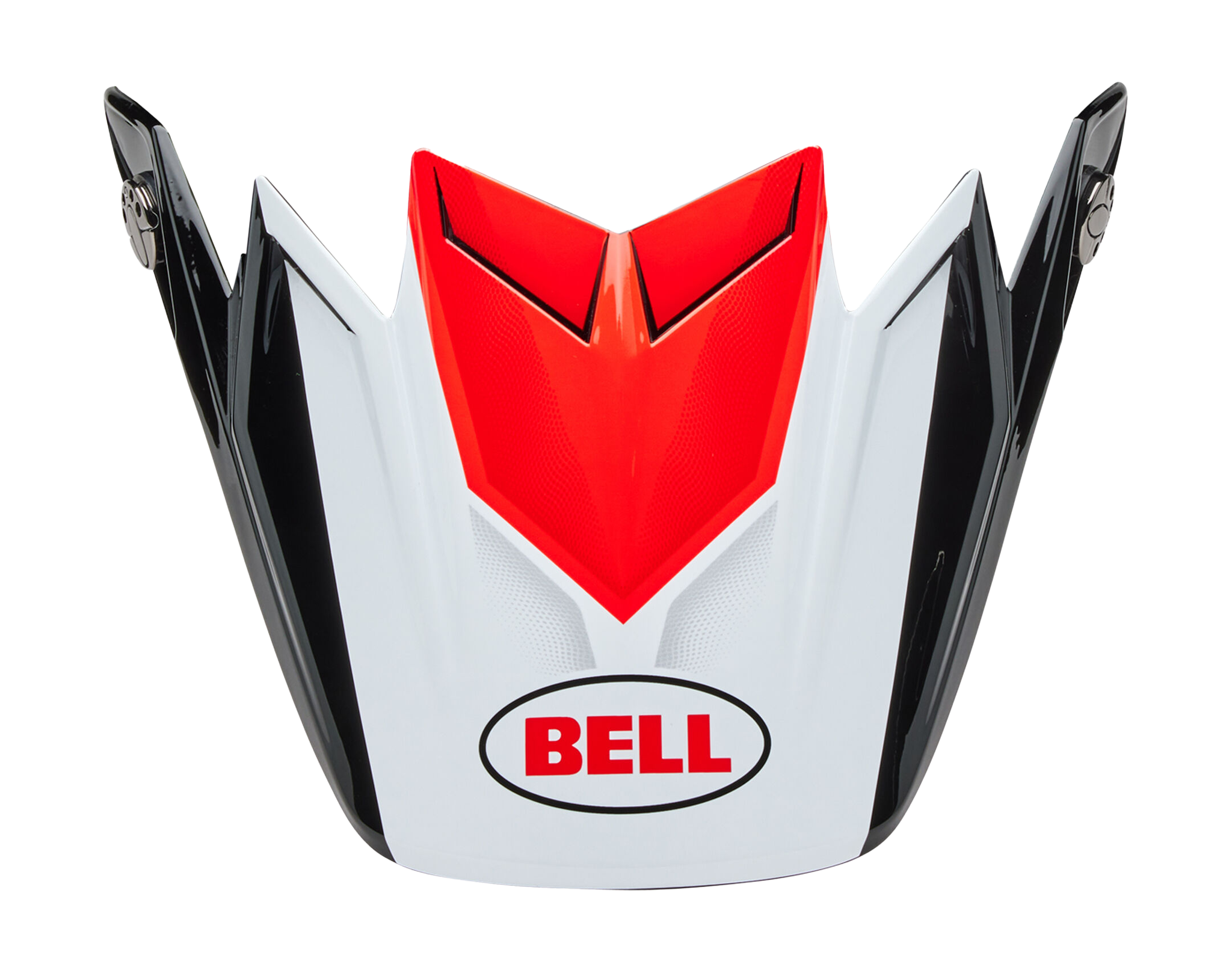 Bell Helmet Visor Moto-9S Flex Merchant - Red / Black