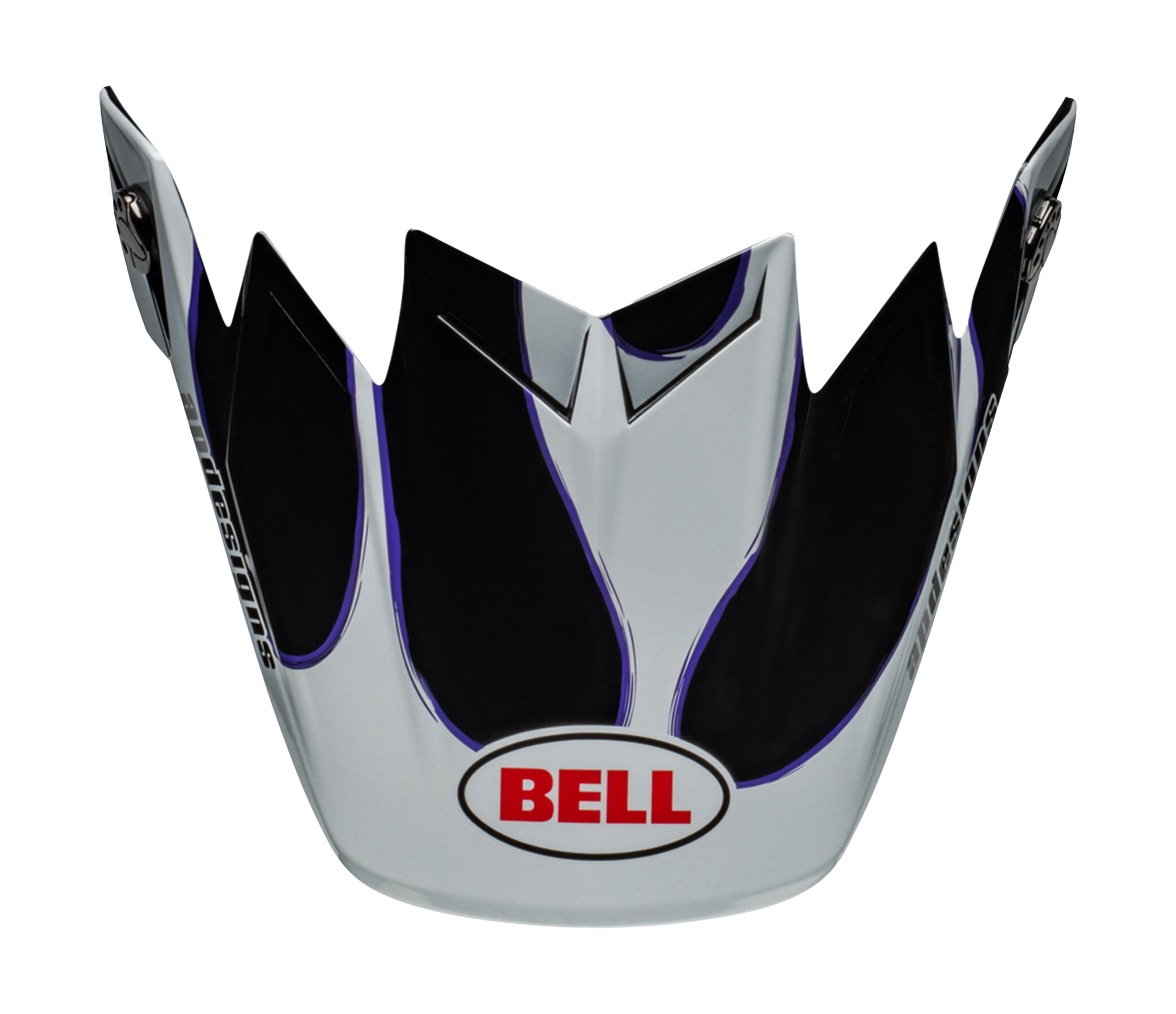 Bell Helmet Visor Moto-9S Flex Slayco 24 - White / Black