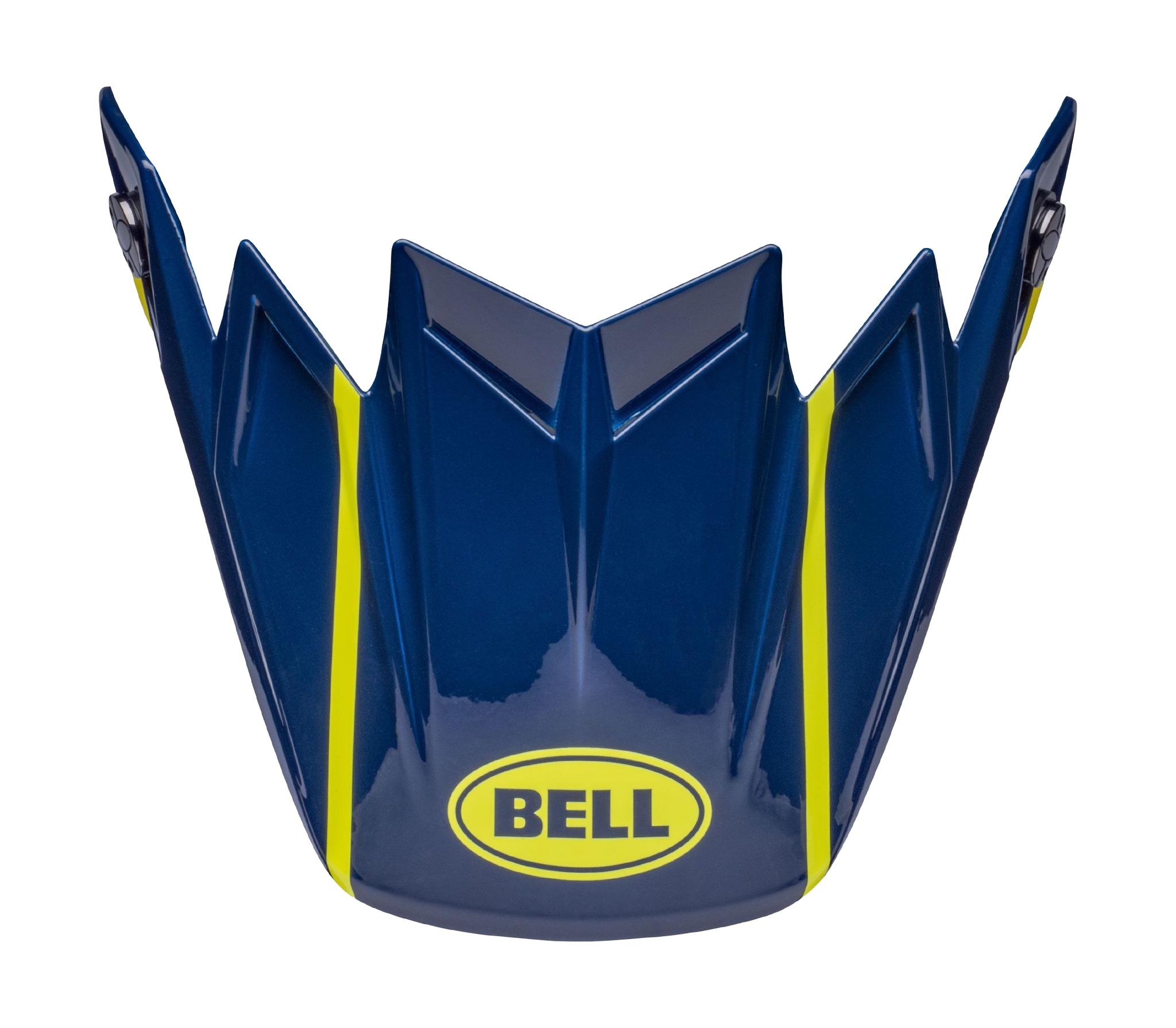 Bell Helmet Visor Moto-9S Flex Sprint - Dark Blue / Hi-Viz