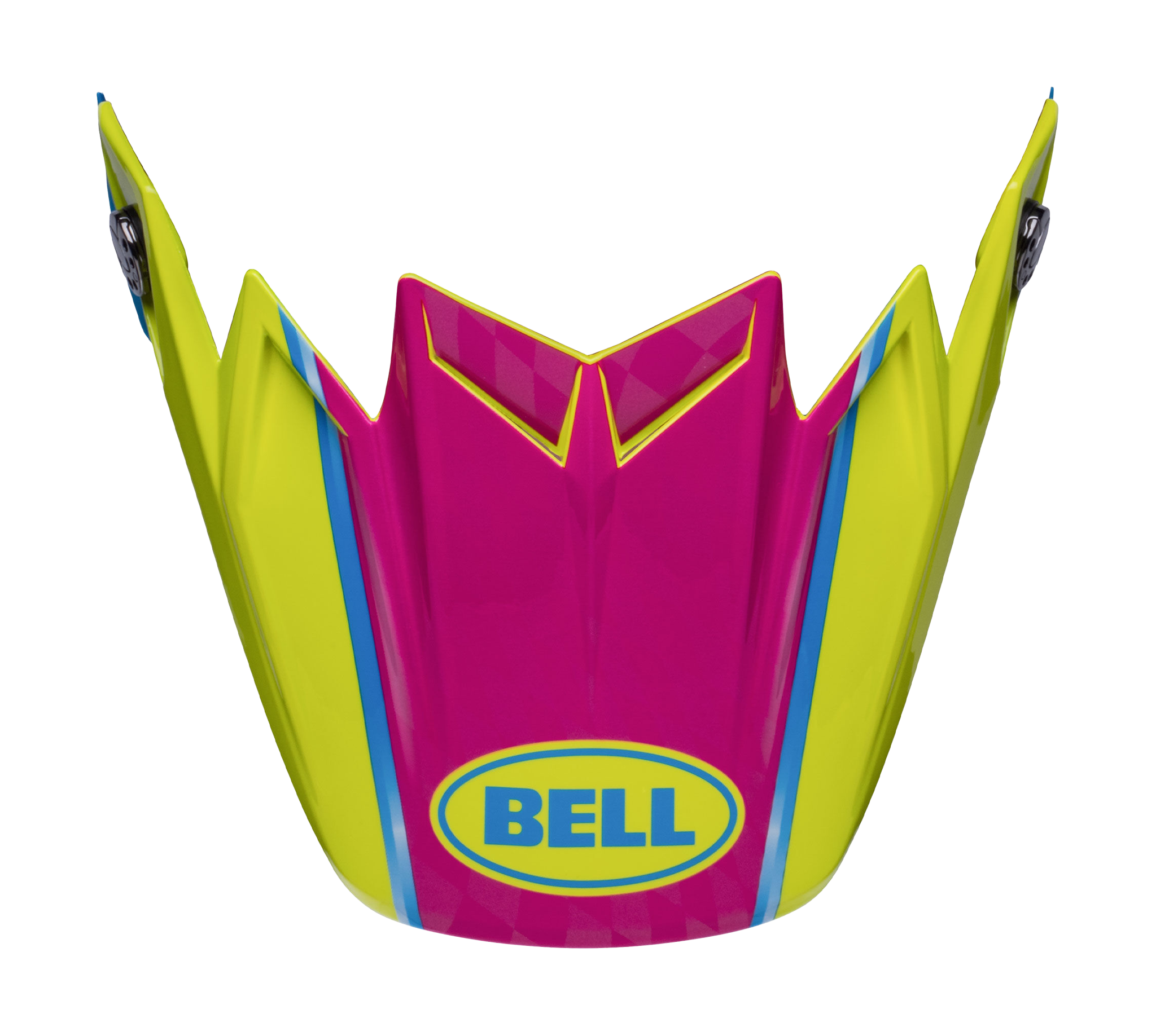 Bell Helmet Visor Moto-9S Flex Sprite - Yellow / Magenta