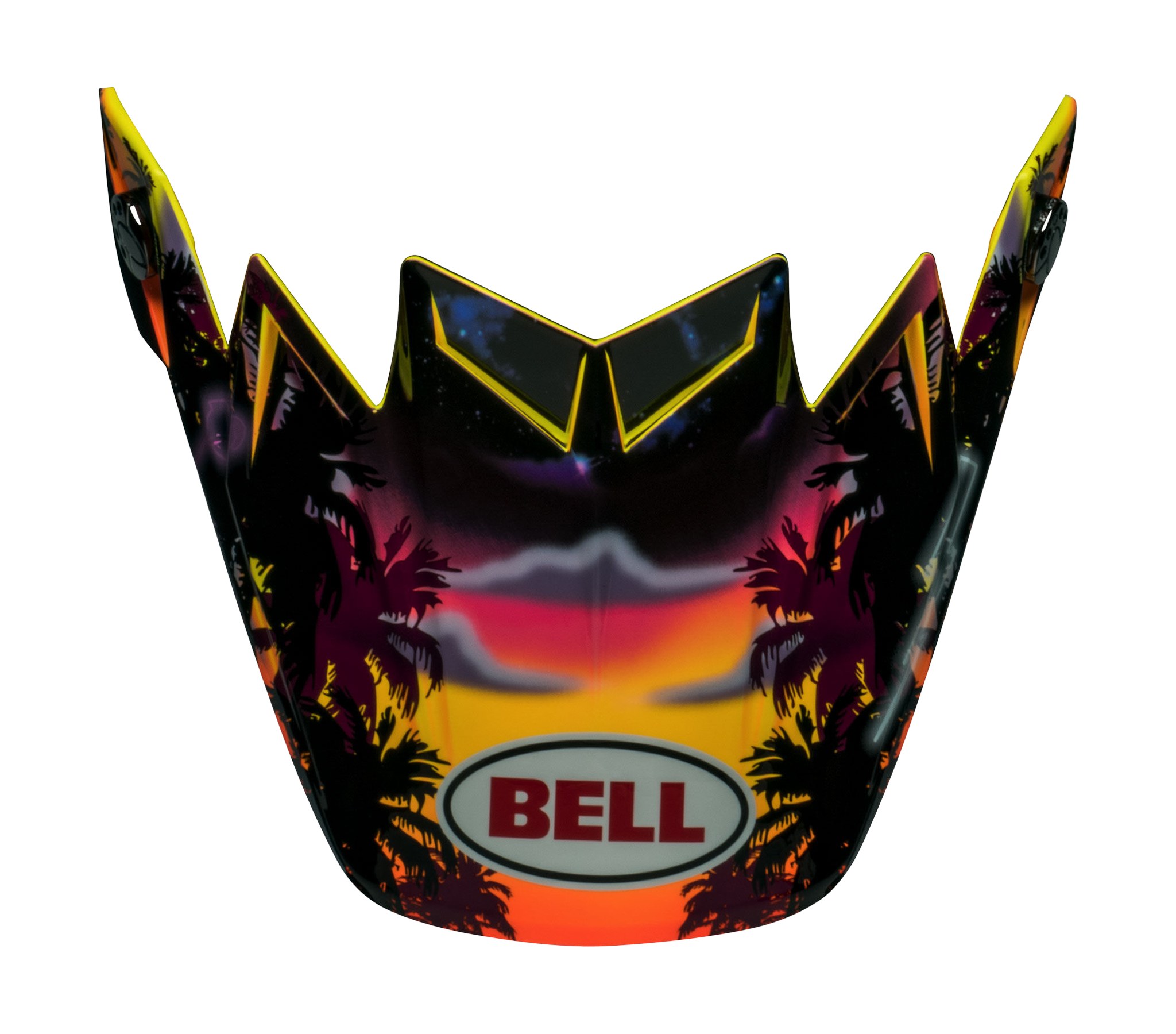 Bell Helmet Visor Moto-9S Flex Tagger Tropical Fever - Yellow / Orange