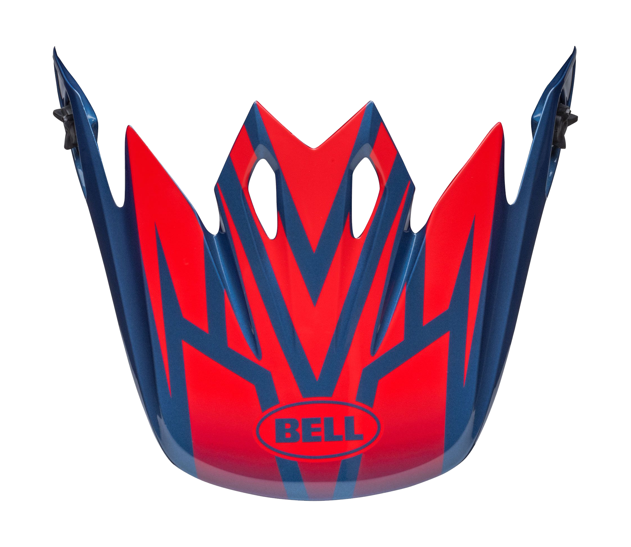 Bell Helmet Visor MX-9 Disrupt - Blue / Red