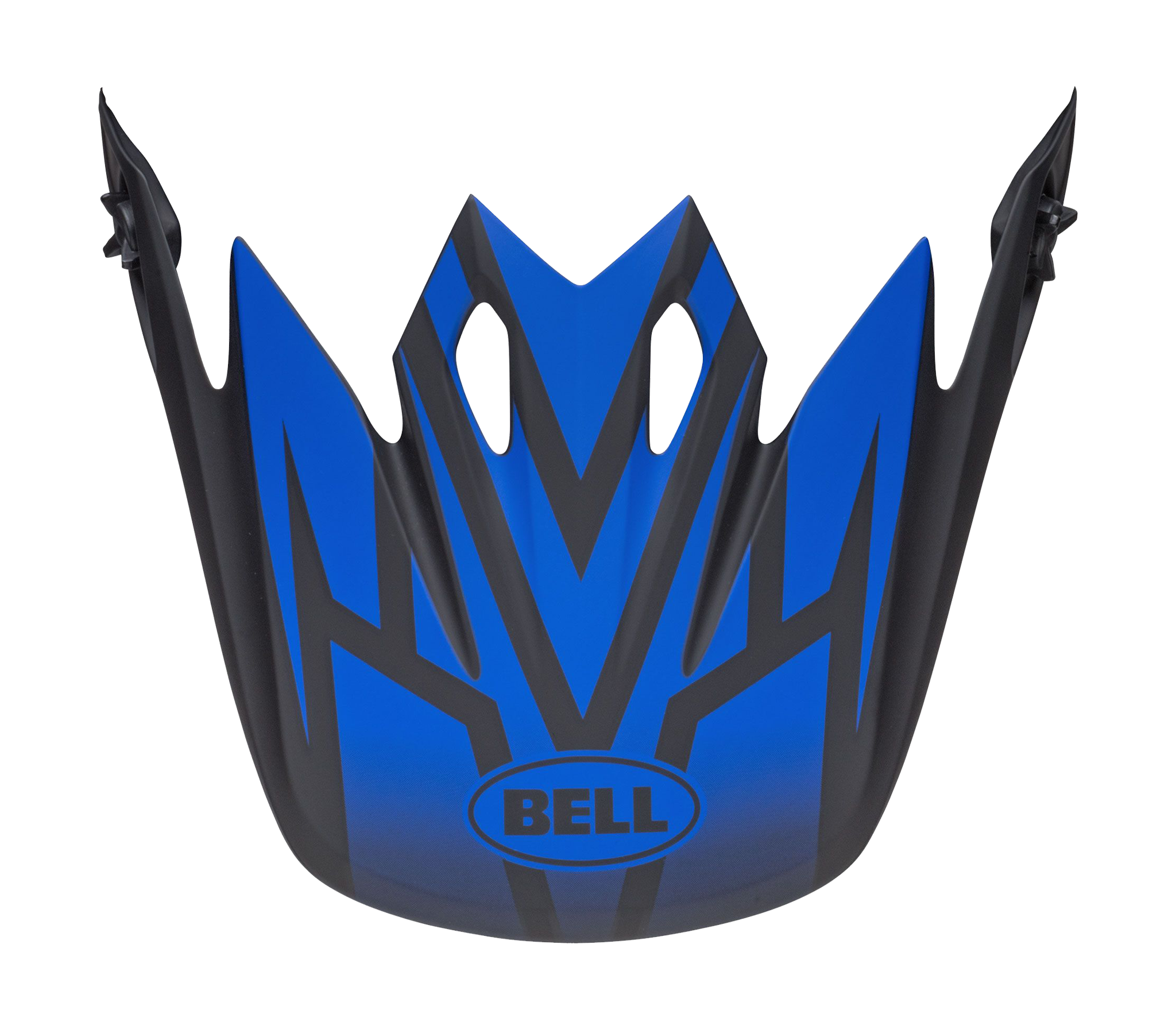 Bell Helmet Visor MX-9 Disrupt - Matte Black / Blue