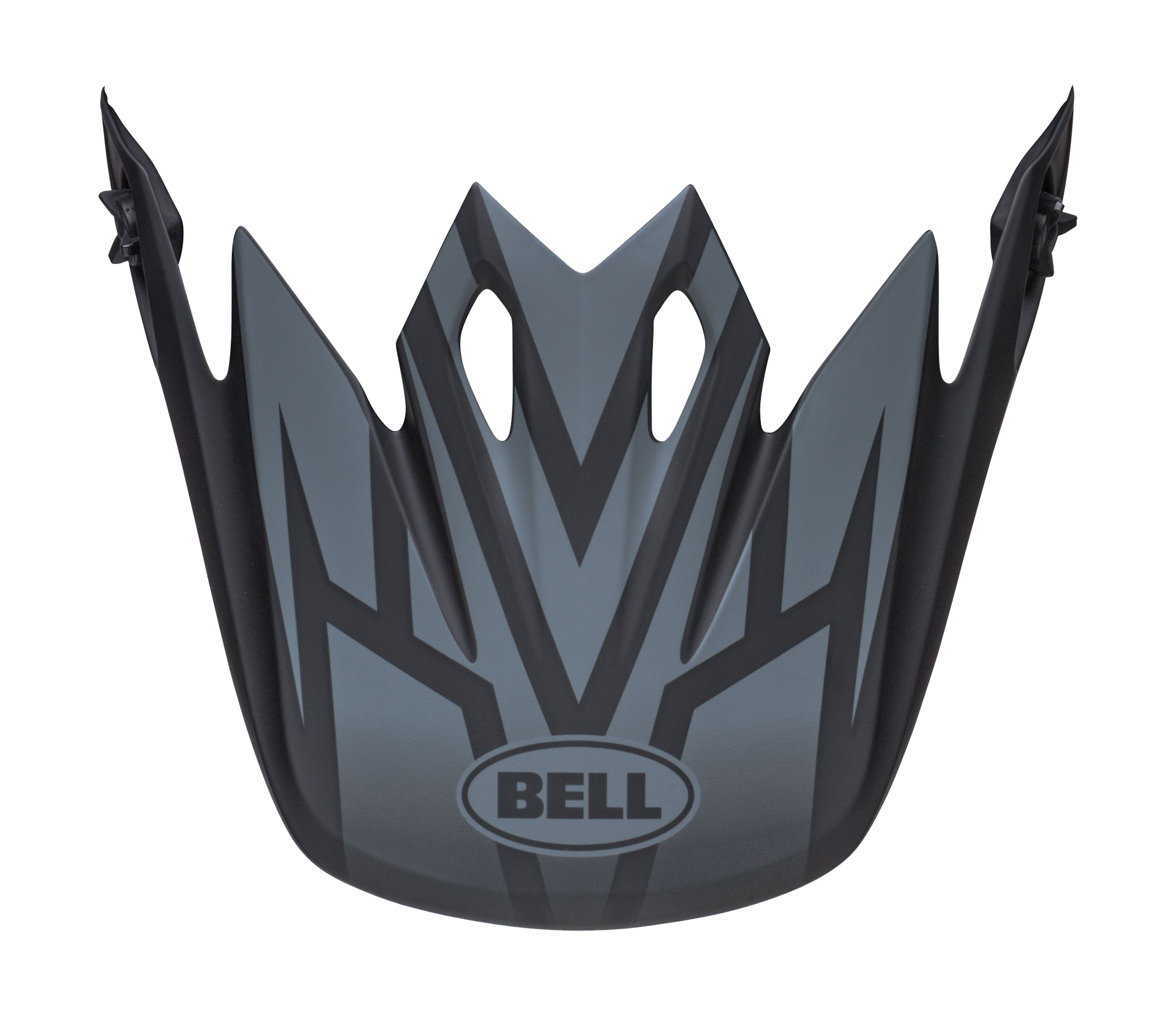 Bell Helmet Visor MX-9 Disrupt - Black / Charcoal