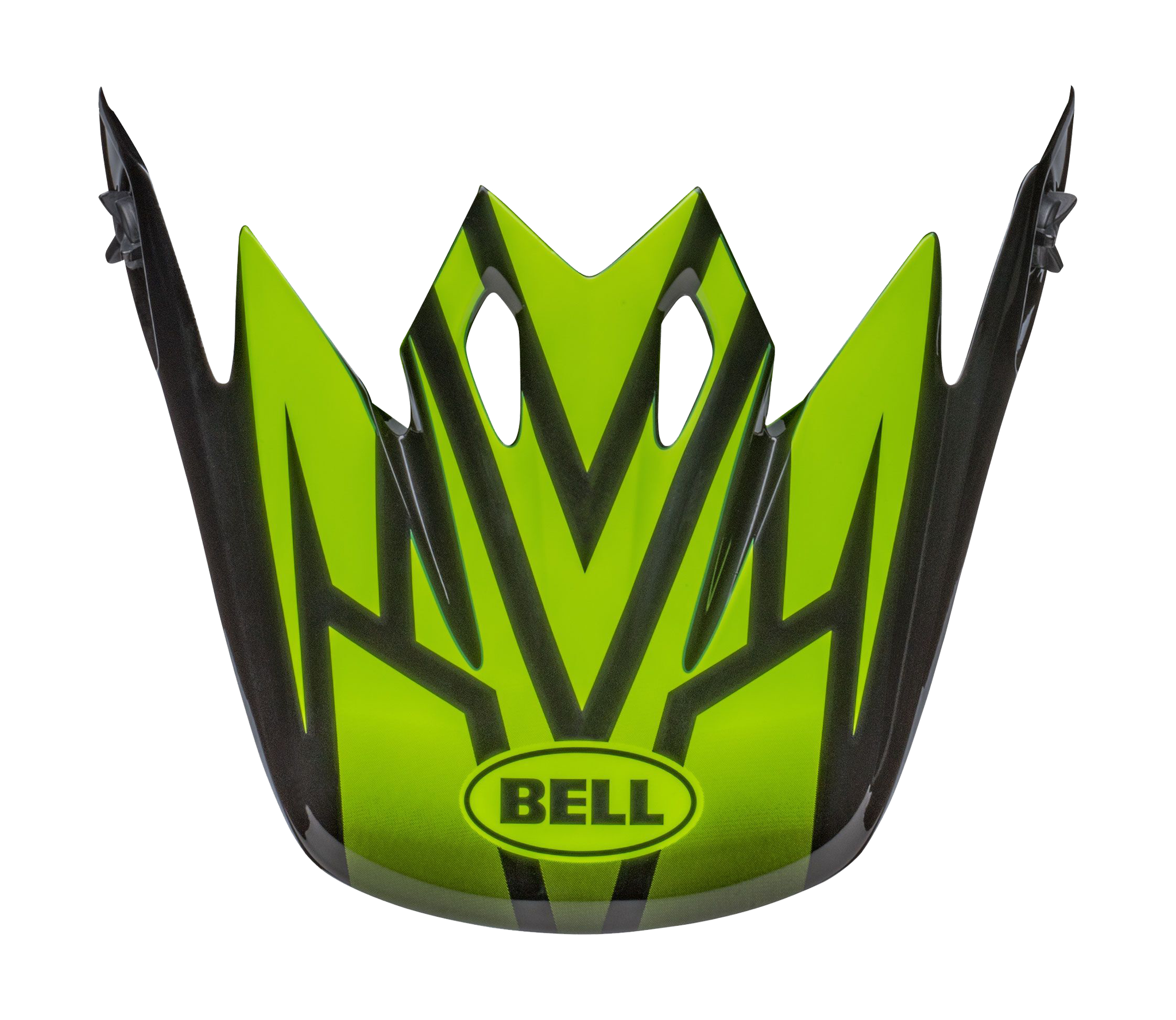 Bell Helmet Visor MX-9 Disrupt - Black / Green