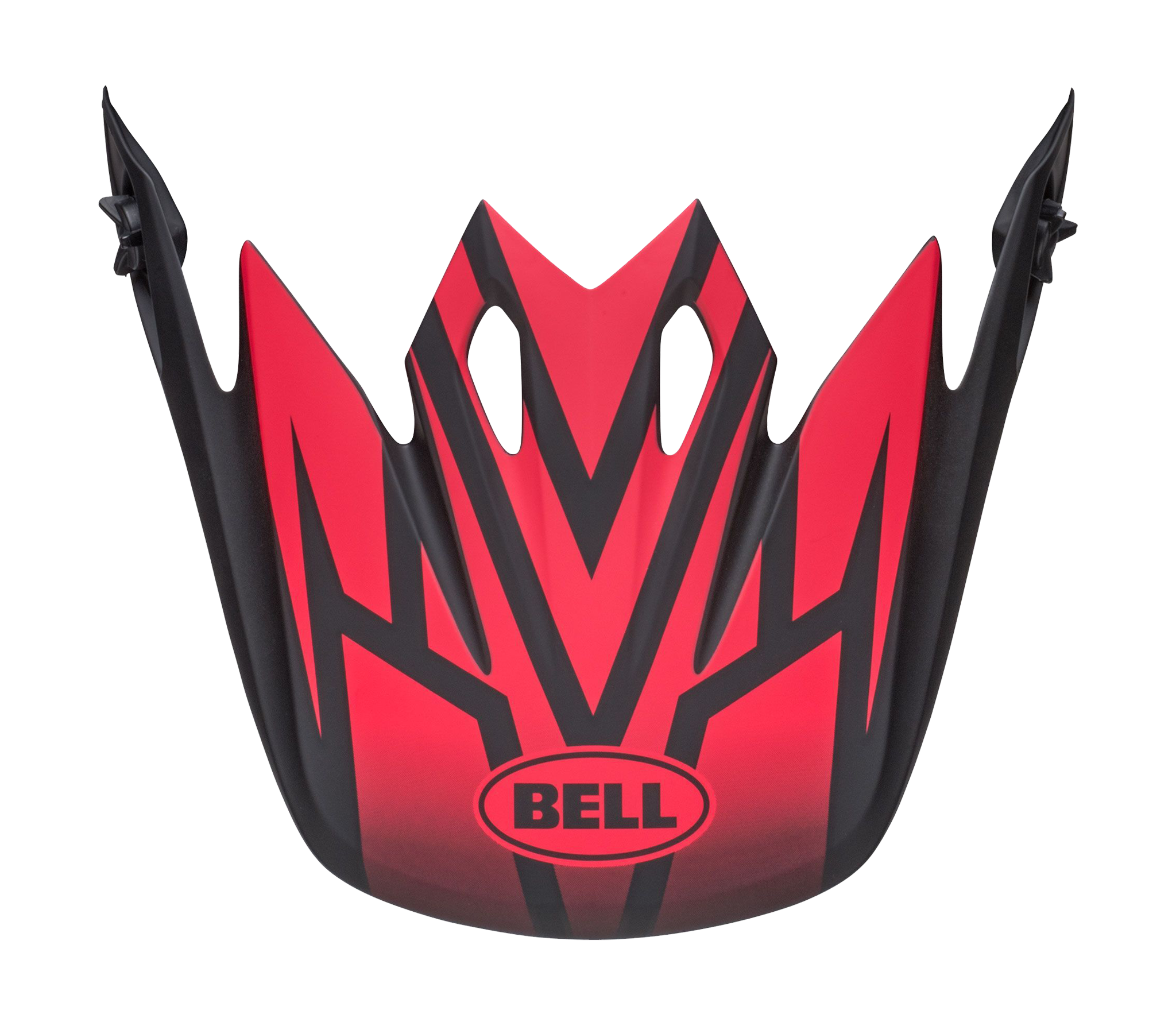 Bell Helmet Visor MX-9 Disrupt - Black / Red