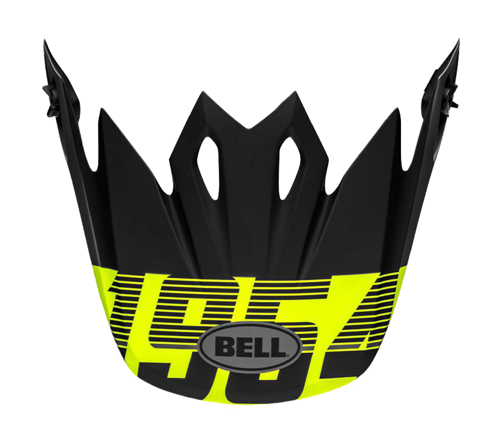 Bell Helmet Visor MX-9 Strike - Grey / Black / Hi-Viz