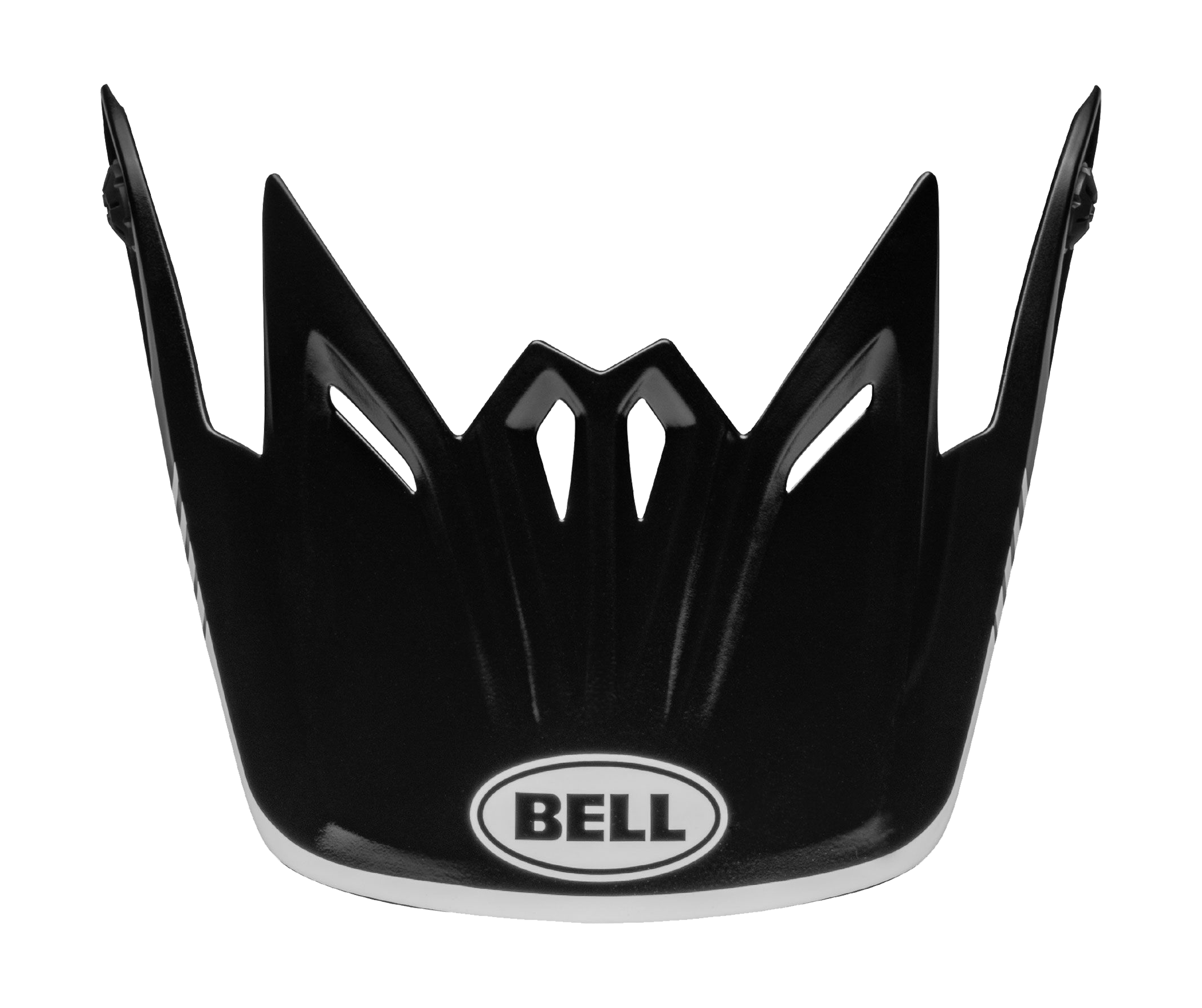 Bell Youth Helmet Visor Moto-9 Louver - Black / White