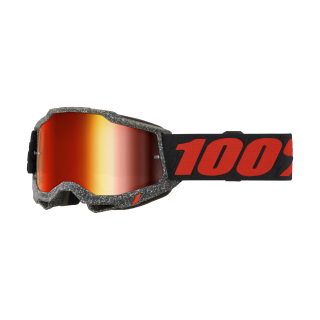 100% Motocross Goggle Accuri 2 Huaraki - Mirror Red