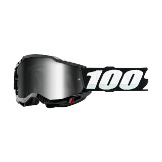 100% Motocross Goggle Accuri 2 SP22 Black - Mirror Silver