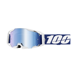 100% Motocross Goggle ARmatic Blue - Mirror Blue