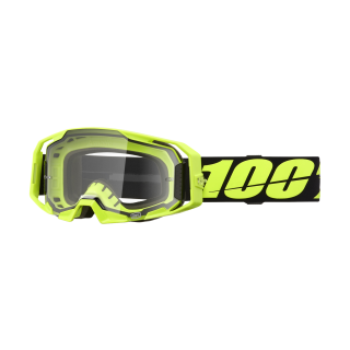 100% Motocross Goggle ARmatic Neon Yellow - Clear