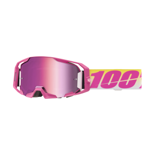 100% Motocross Goggle ARmatic Sellars - Mirror Pink