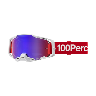 100% Motocross Goggle Armega Corbin - Mirror Red / Blue