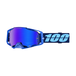 100% Motocross Goggle Armega Coupe - HiPER Mirror Blue