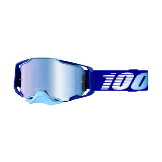 100% Motocross Goggle Armega Royal - Mirror Blue
