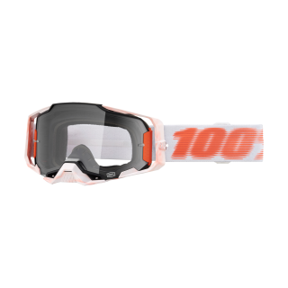 100% Motocross Goggle Armega Tubular - Clear