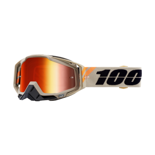 100% Motocross Goggle Racecraft 1 Poliet - Mirror Red