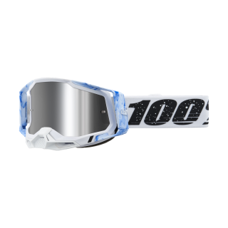 100% Motocross Goggle Racecraft 2 Mixos - Mirror Silver Flash