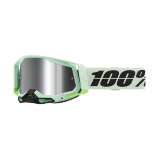 100% Motocross Goggle Racecraft 2 Palomar - Mirror Silver Flash