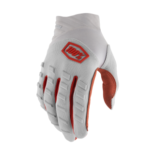 100% Motocross Gloves Airmatic - Silver