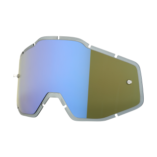 100% Lens RC1/AC1/ST1 - Injected Mirror Blue / Smoke