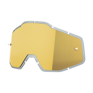 100% Lens RC1/AC1/ST1 - Injected Mirror Gold / Smoke