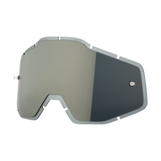 100% Lens RC1/AC1/ST1 - Injected Mirror Silver / Smoke