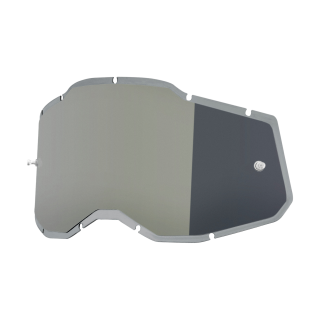 100% Lens RC2/AC2/ST2 - Injected Mirror Silver
