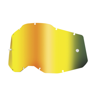 100% Lens RC2/AC2/ST2 - Standard Mirror Gold