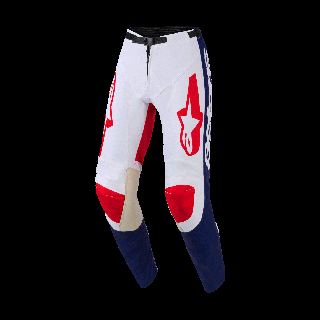Alpinestars Motocross Pants 2026 Racer Riway - White / Blue / Red