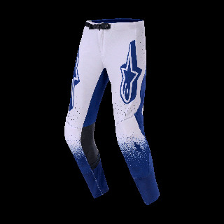 Alpinestars Motocross Pants 2026 Supertech Scenz - Light Grey / Dark Blue