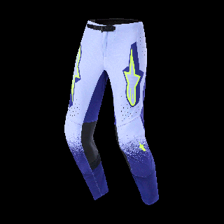 Alpinestars Motocross Pants 2026 Supertech Scenz - Purple / Fluo Yellow