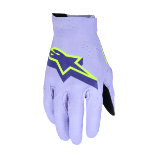 Alpinestars Motocross Gloves 2026 Supertech - Lavender / Violet / Fluo Yellow