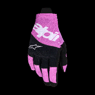 Alpinestars Motocross Gloves 2026 Techstar - Black / Light Grey / Purple