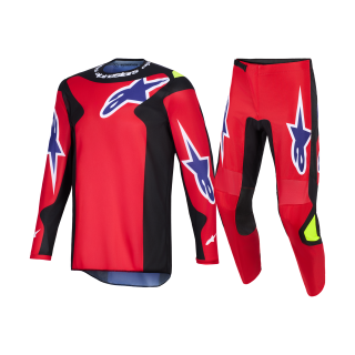 Alpinestars Motocross Gear 2026 Fluid Grid - Red / Black / Purple