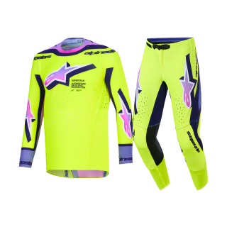 Alpinestars Motocross Gear 2026 Supertech Vista - Yellow / Purple / Black