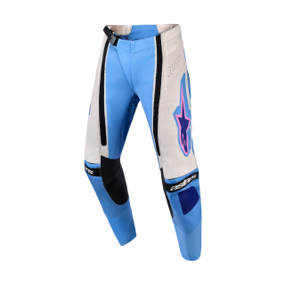 Alpinestars Women Motocross Pants 2026 Techstar Nomur - Light Blue / Off White / Black