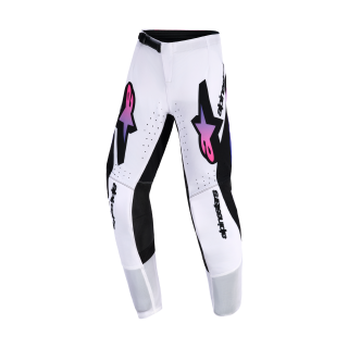 Alpinestars Youth Motocross Pants 2026 Supertech Vista - White / Purple / Black