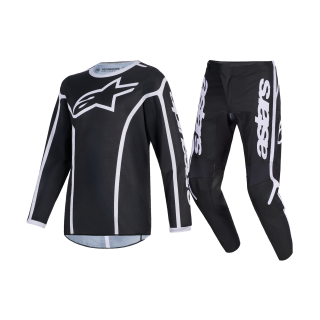 Alpinestars Youth Motocross Gear 2026 Fluid Apex - Black / Grey