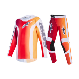 Alpinestars Youth Motocross Gear 2026 Fluid Portl - Red / Light Grey / Dark Grey